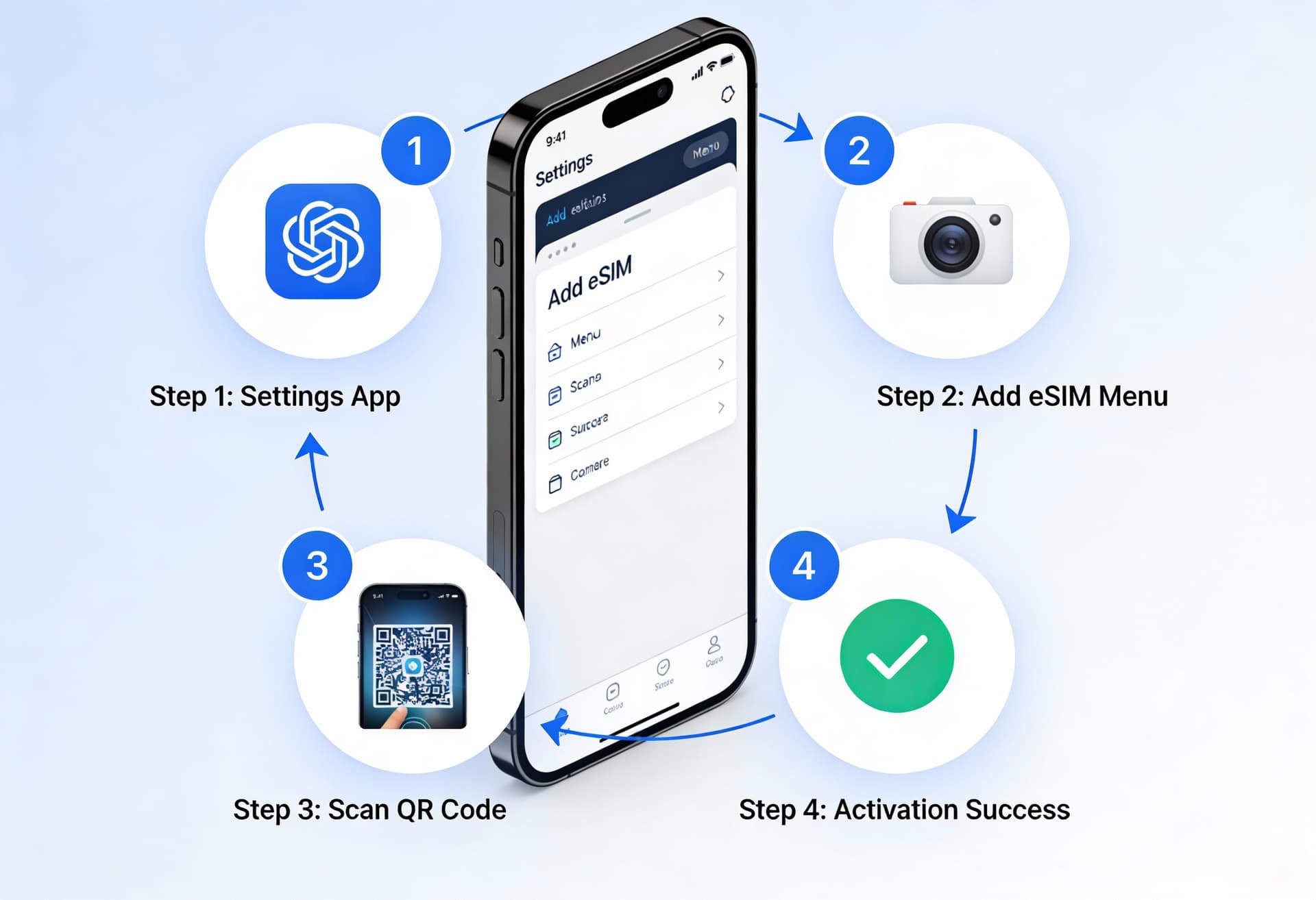 iPhone дээр eSIM суулгах